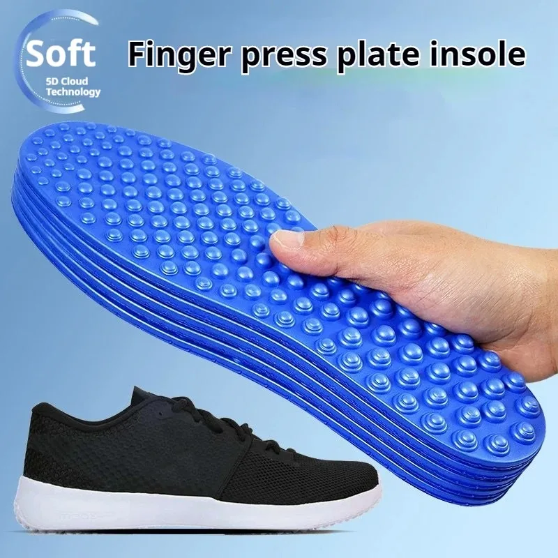 1 Pair Enhanced Magnetic for Pain Relief Insoles Massage Point Insoles Foot Acupressure  Soft Sports Casual Shoes Sole Man Woman