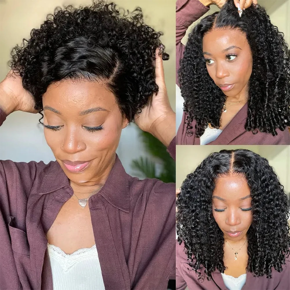12A Burmese Curly Human Hair Wigs Brazilian Curls Hd Transparent Lace Frontal Wig For Women Burmese Curly Full Lace Wigs 200 Density