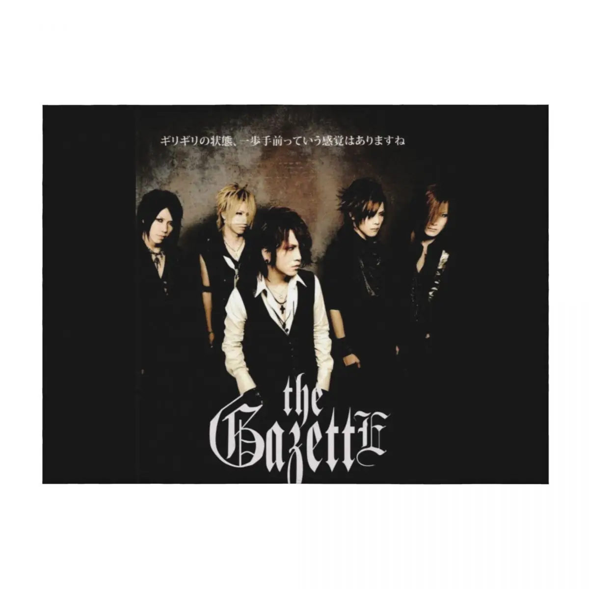 

New cover the gazette lagu rock Throw Blanket Flannel Fabric blankets and throws Giant Sofa Custom Blankets