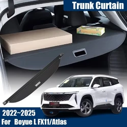 For Geely Boyue L Atlas FX11 Starray 2025 2024 2023 2022 Accessorie Car Trunk Cargo Cover Storage Partition Auto Interior Parts