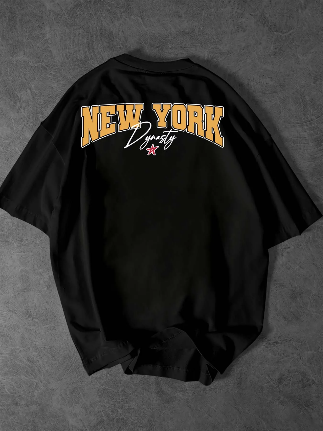 Men's New York 23 Victory Print T-Shirt Casual Streetwear Oversized O-Neck Short Sleeve Graphic Tee Tops   S-XXL