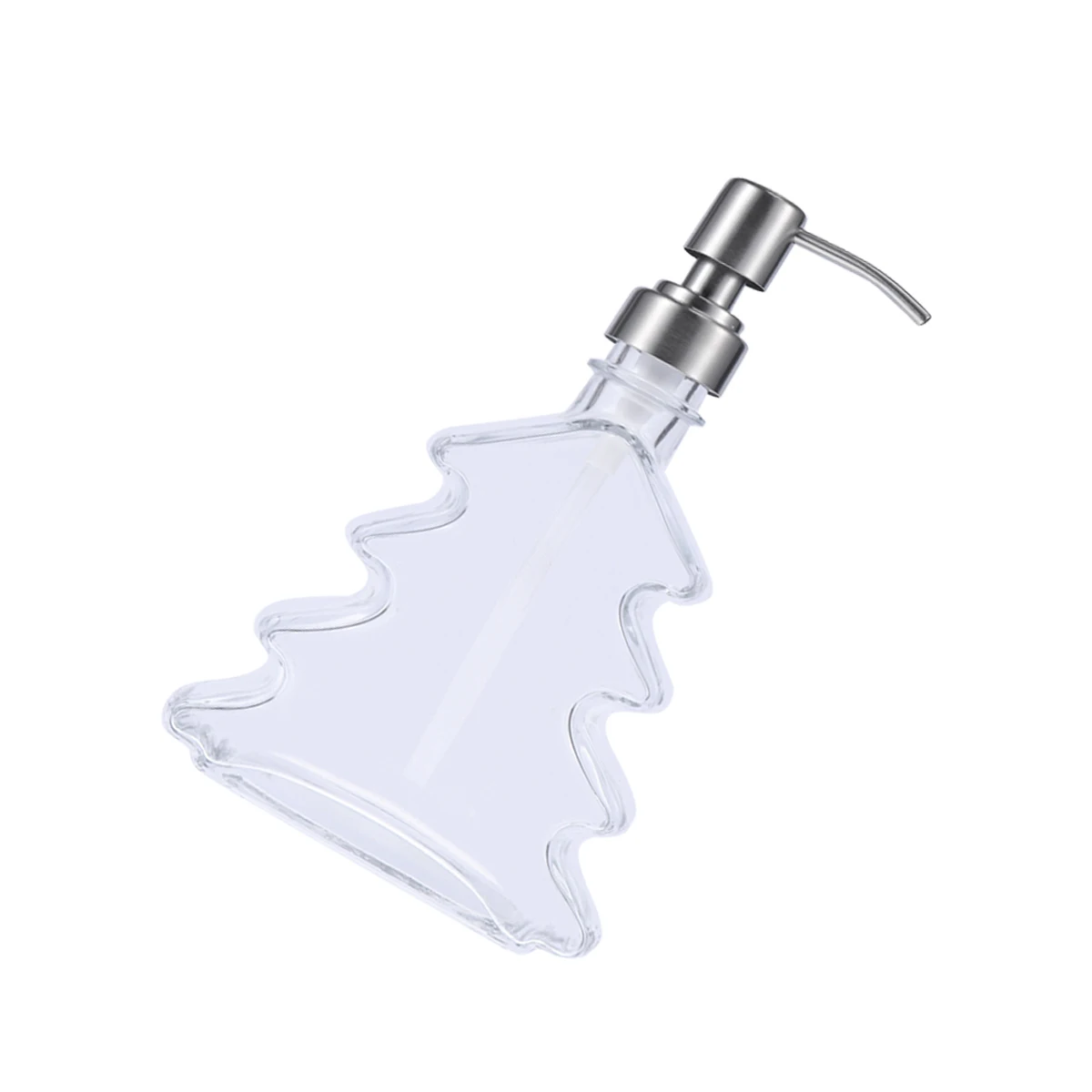 250 ml Glas-Shampoo-Flasche, nachfüllbarer Lotionsbehälter mit Edelstahl-Pumpe, tragbare Emulsionsflüssigkeitsflasche für Zuhause und Reisen
