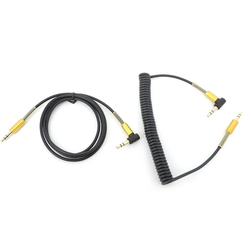 Aux extension wire 3.5mm jack male Audio Cable right angel Car Headphone 3.5 Jack Speaker for Speaker mobile phone A7