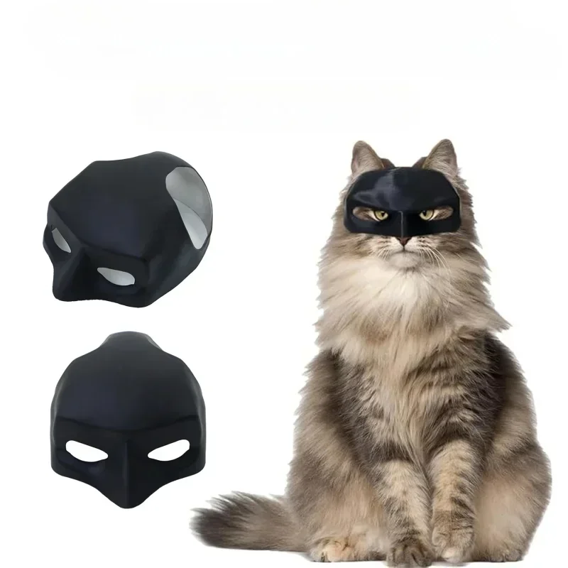 3D Printed Cat Avenger Bat Mask Black Silver Cosplay Photo P