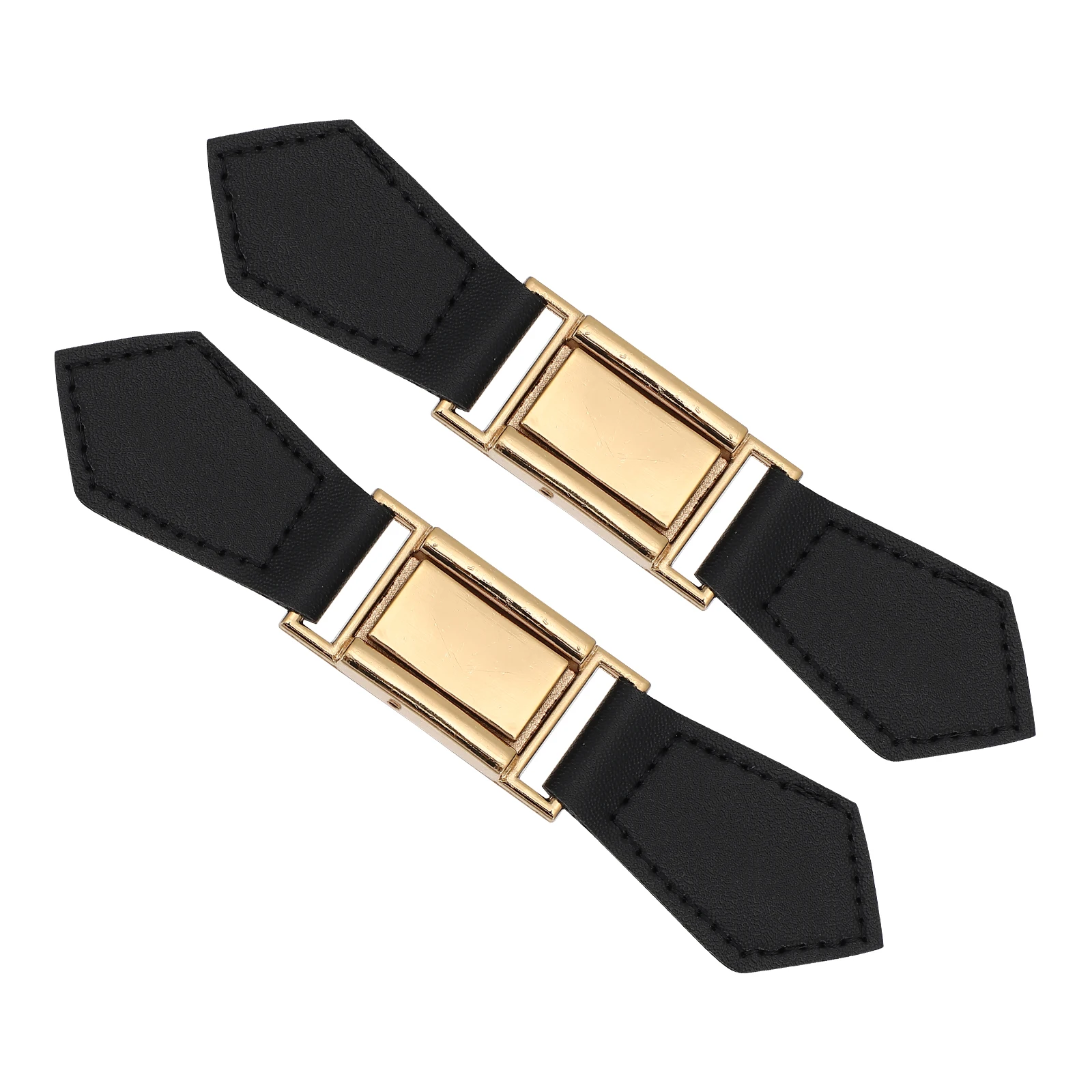 

2pcs Decorative Chain Artificial Toggle Buckle Closure Fashion Coat Belt Hardware Craft Accessories Metal Clasp DIY