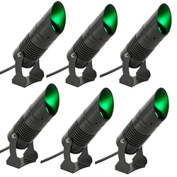 6PCS LED COB Garden lighting 7W10W Outdoor Spike Lawn Lamp Waterproof Lighting Led Light Garden Path Spotlights AC110V 220V 12V