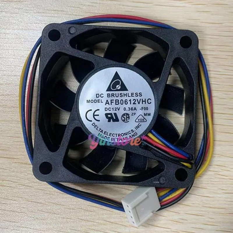 

A+for New AFB0612VHC Cooling Fan 6015 DC12V 0.36A 6CM 4Pin