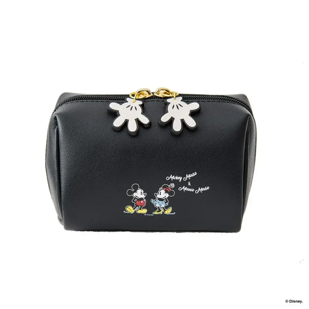 Disney Mickey mouse borsa cosmetica in peluche borsa lady pochette cartoon coin pu borsa porta carte mini borsa portaoggetti