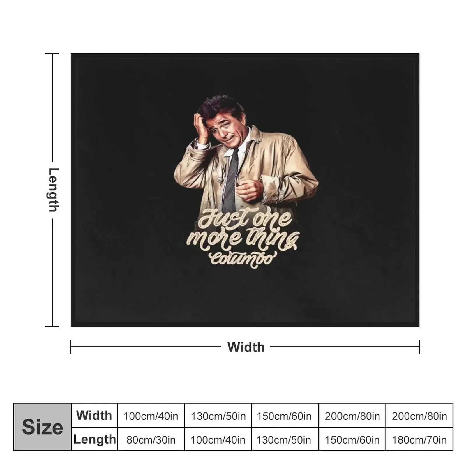 Columbo - TV Shows Throw Blanket Blankets For Baby Moving cosplay anime Blankets