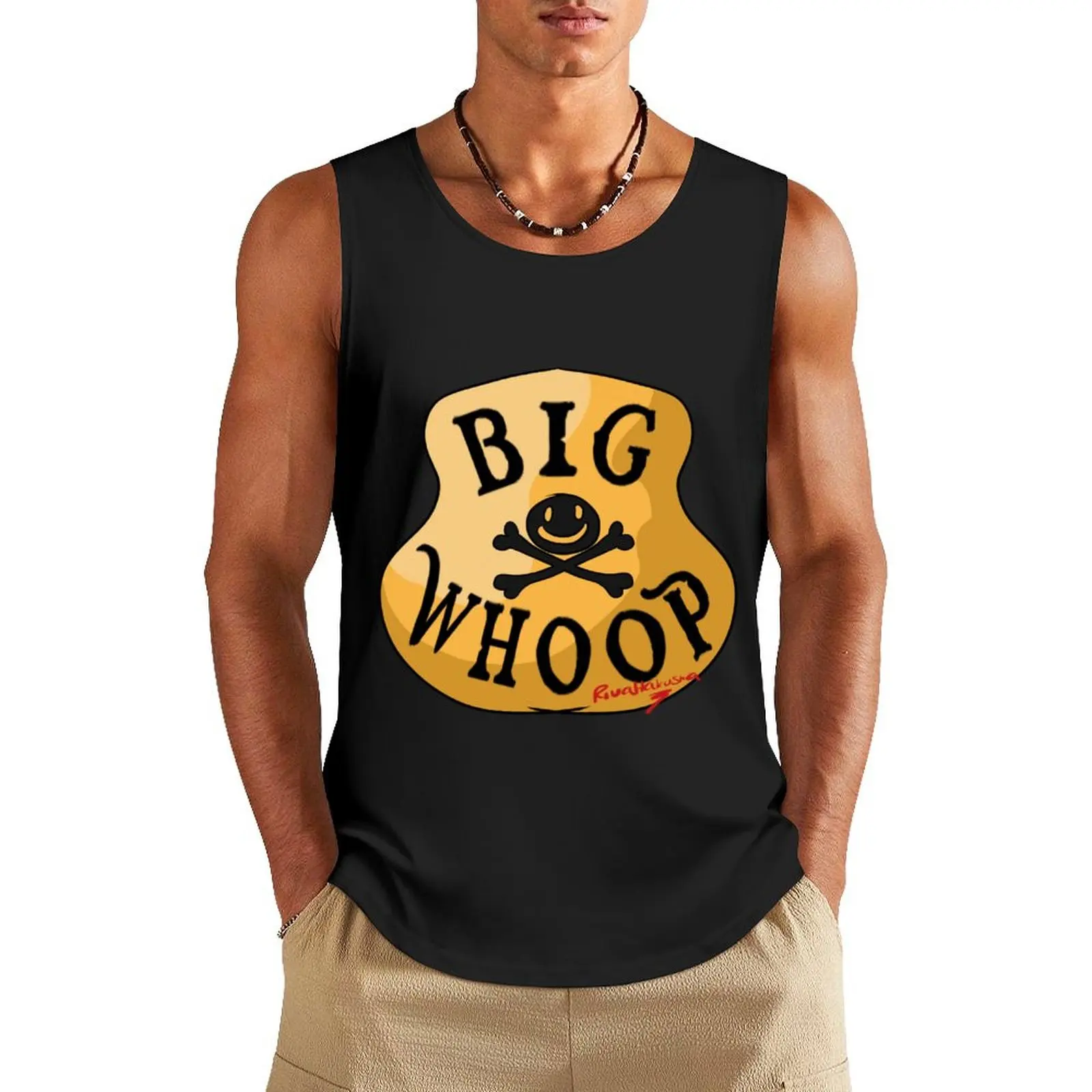 BigWhoop Magnet from Monkey Island 3 Tank Top male top Men's fitness t-shirt gym clothes for man