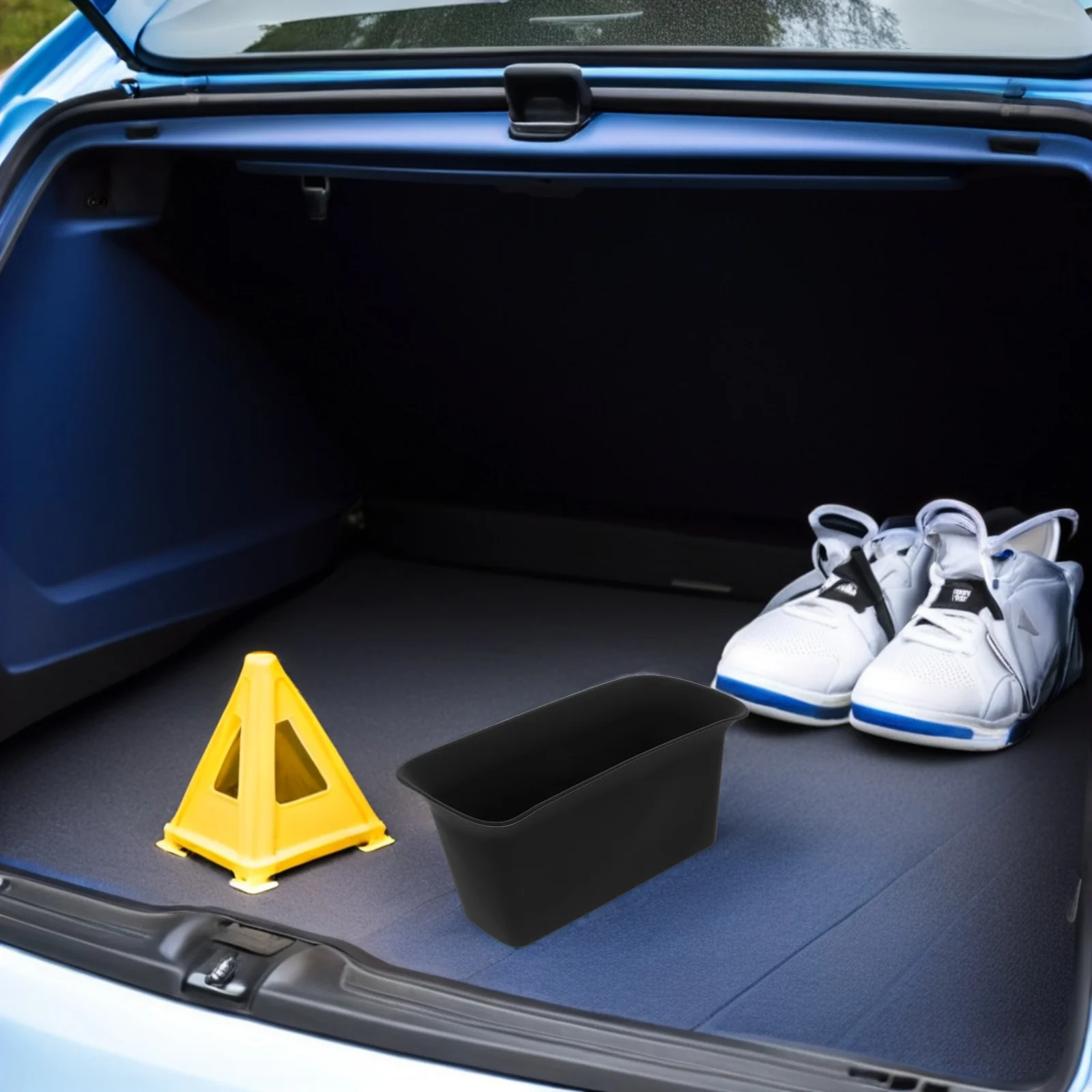 

Rear Center Console Organizer Car Backseat Storage Box Rear Seat Organizer Trash Can Compatible Center Console Bin