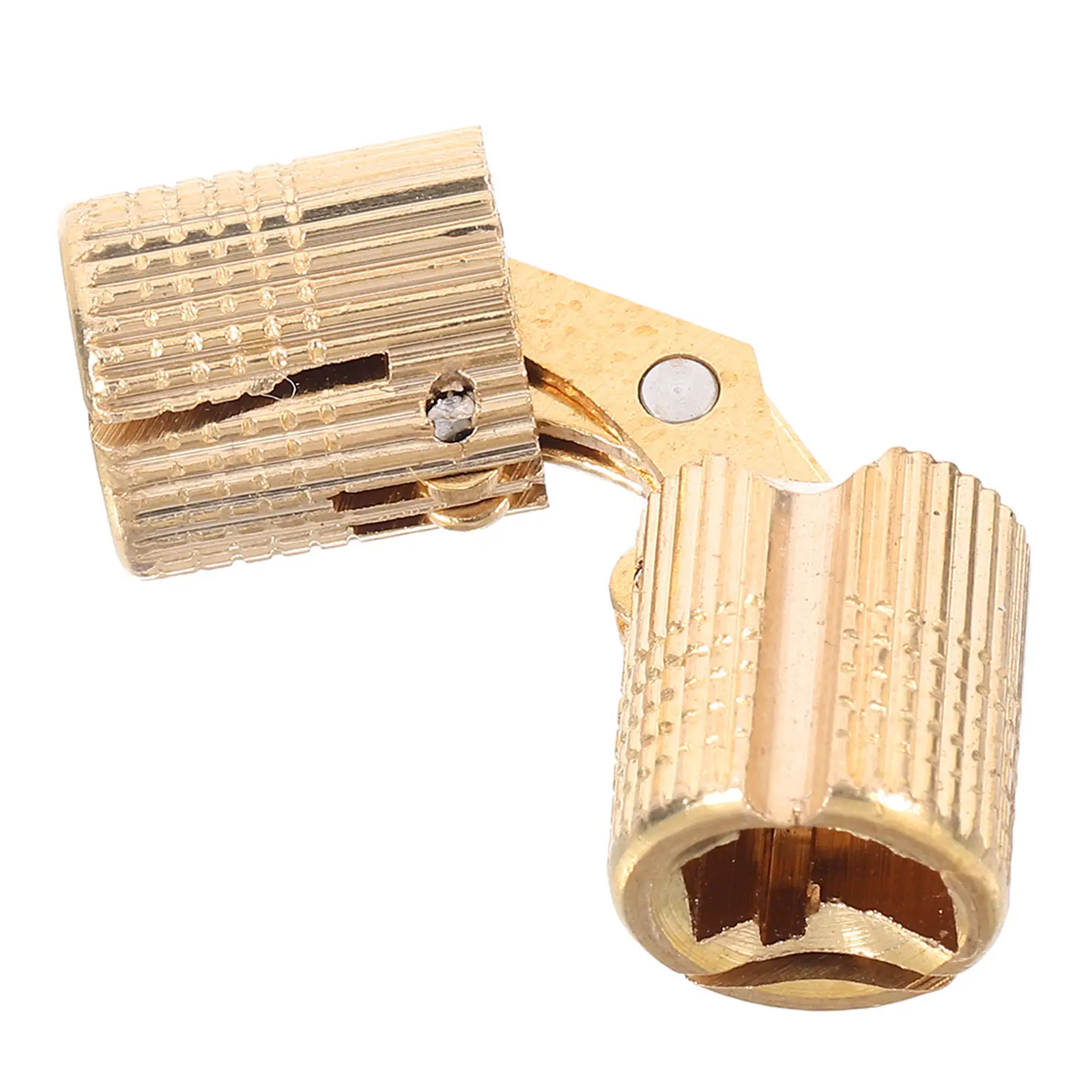 

Vintage Copper Hidden Hinge Straight Design Decorative Cylindrical Hinge for Wardrobes Chests Jewelry Boxes Small Cabinets