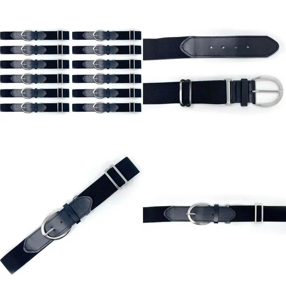 

Youth and Adult Baseball Softball Elastic Uniform Belt with Metal Buckle for Teams and Uniforms