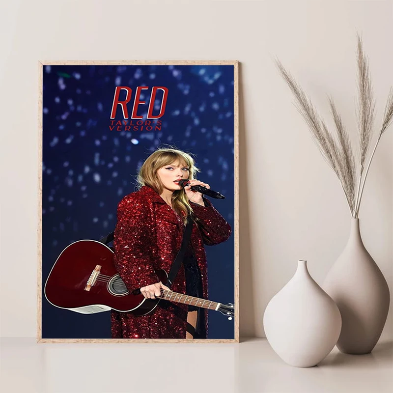 Hot Singer T-Taylors-Swifts Retro Poster Pictures Wall Decor Room Aesthetic For Home Decorations Decoration Bedroom Stuff Art