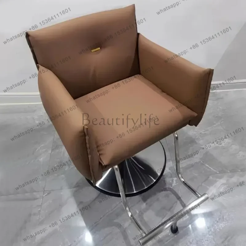 LSBeauty Trendy Barber Chair Modern Aesthetic Luxury Salon Hairdresser Chair Comfortable Ergonomic Kapperstoel Hair Furniture