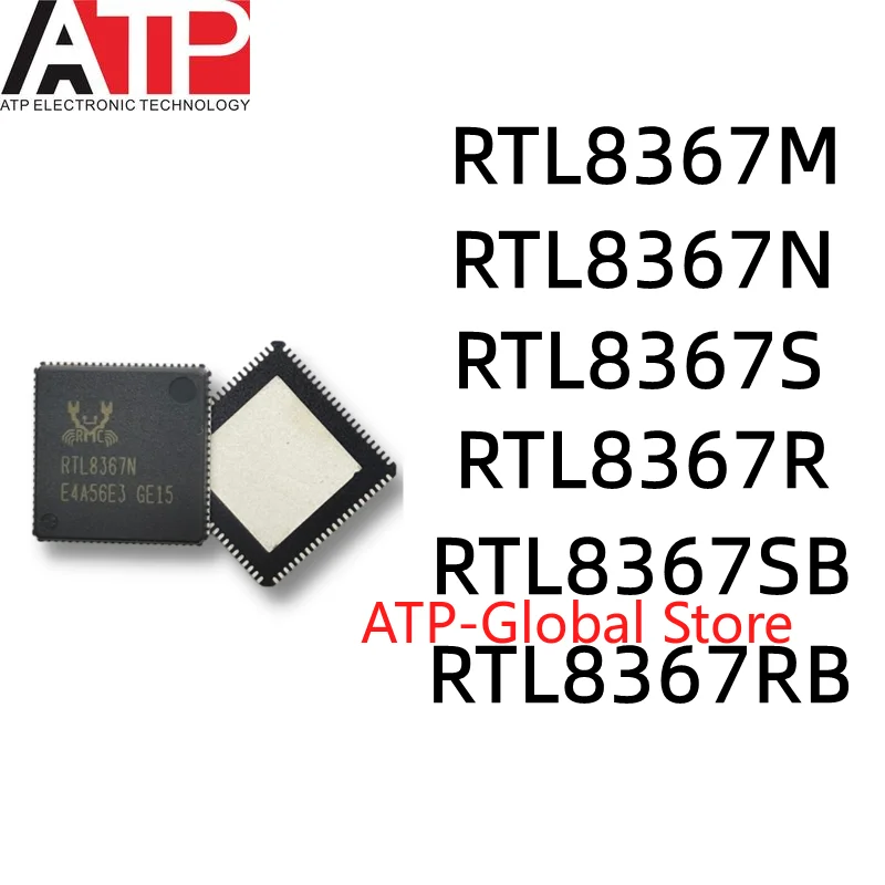 2pcs/lot RTL8367SB-CG RTL8367RB-VB-CG RTL8367N-VB-CG RTL8367M-GR RTL8367S-CG QFN QFP Switch Control Chip Original Spot Inventory