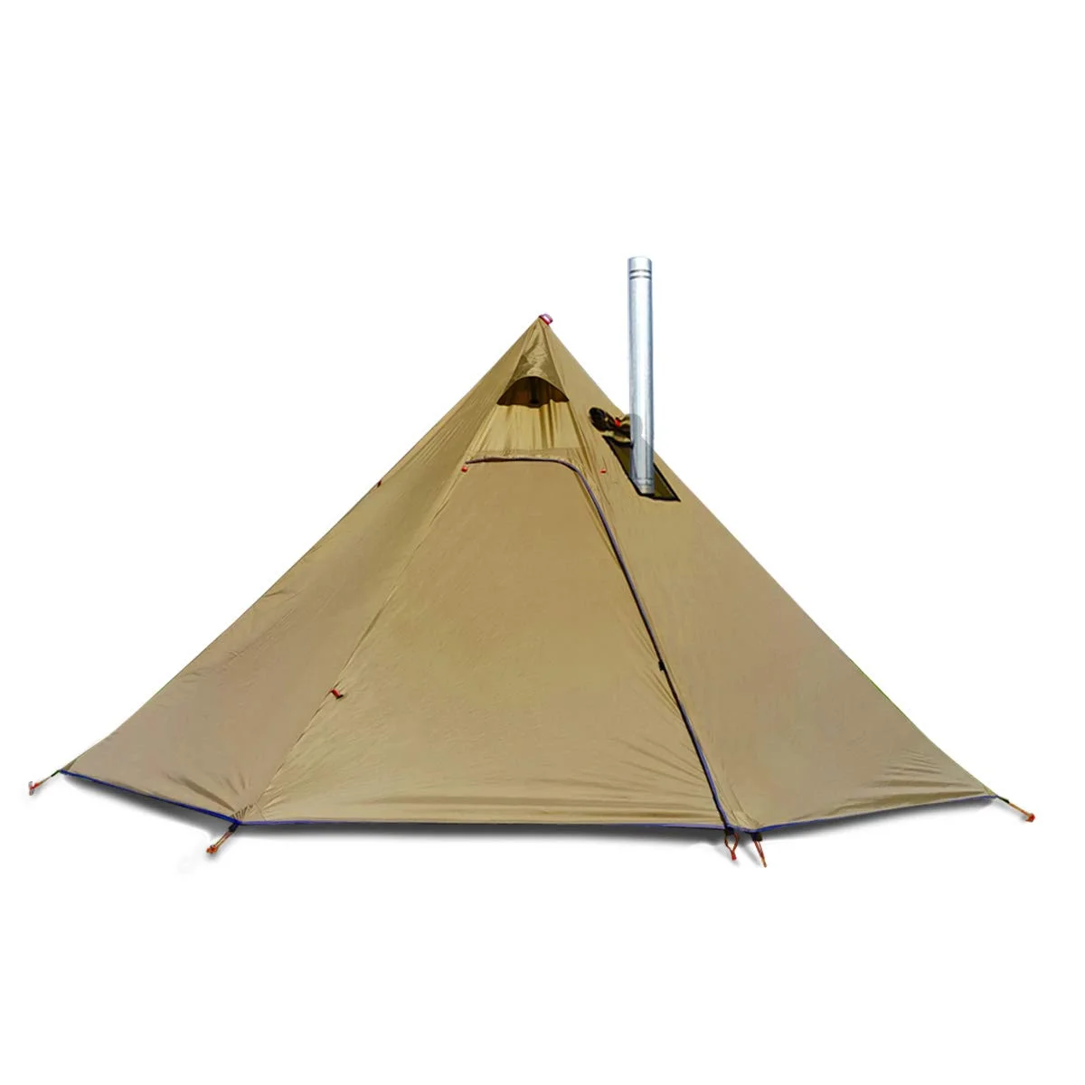 

Lightweight Hot Tent Pyramid Tent with Standing Room for Hunting Family Backpacking Camping Hiking