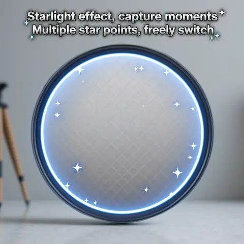 MYOBO Star Filter 4/6/8 Points Photography Starburst Filter -37 40.5 43 46 49 52 55 58 62 67 72 77 82 mm for Camera Star Filters