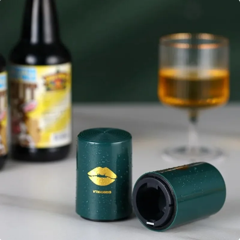 Press Bottle Opener Beer Light Luxury Ins Creative Net Red High Value Catering Restaurant Bar Press Automatic No Trace Open Wine