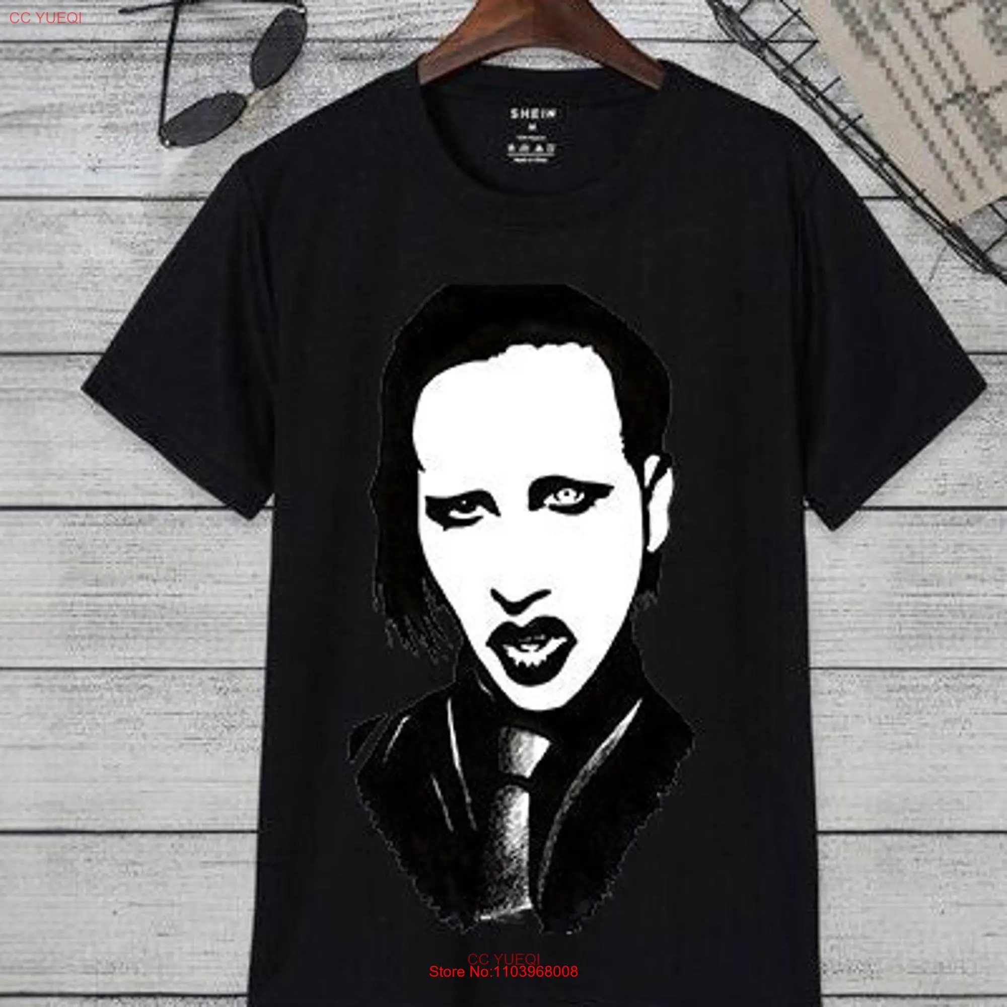 Футболка с длинным или коротким рукавом Marilyn Manson We Are chaot Marlyn tee рок Band