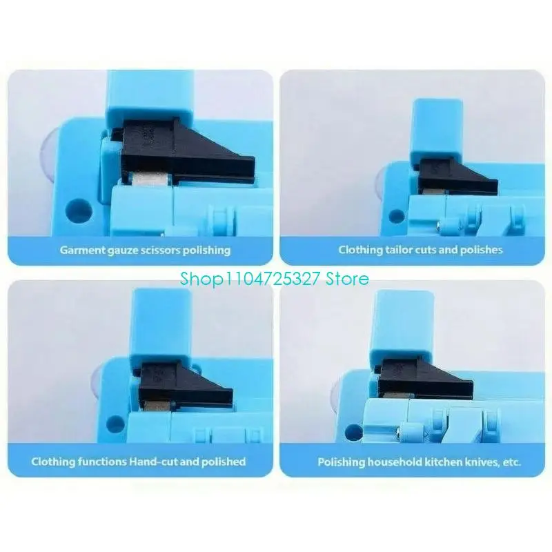 D8KF Auto Electric Scissors Sharpening Machine with Side-Mounted Control Button