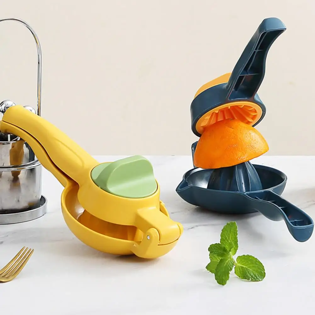 2026 Citrus Press Manual Citrus Juicer with Long Handle Fruit Press for Lemon Orange Pomegranate Juice Extractor Portable Essent