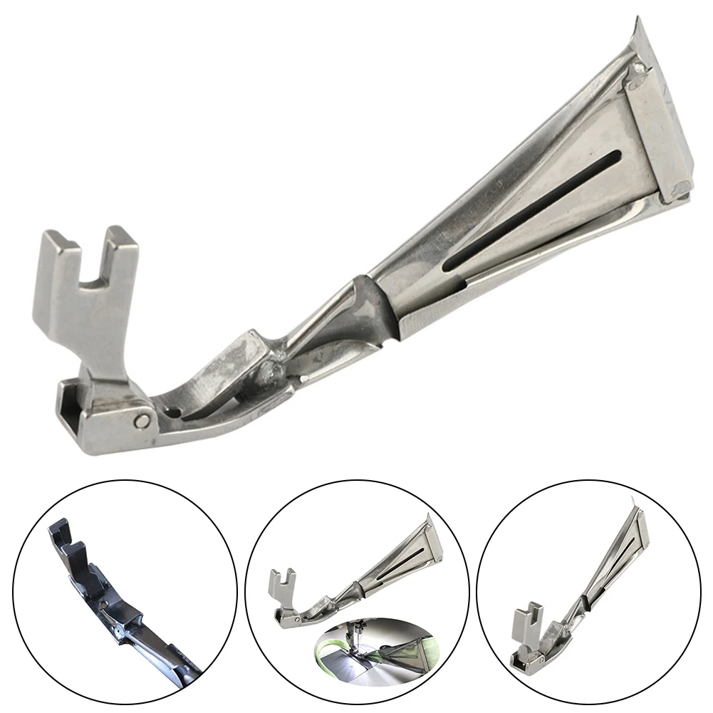 Nähmaschine Rohr Säumen Gerät Ohrband Pull Pull Rohr Industrielle Hervorragende Leistung Flache Auto Säumen Gerät