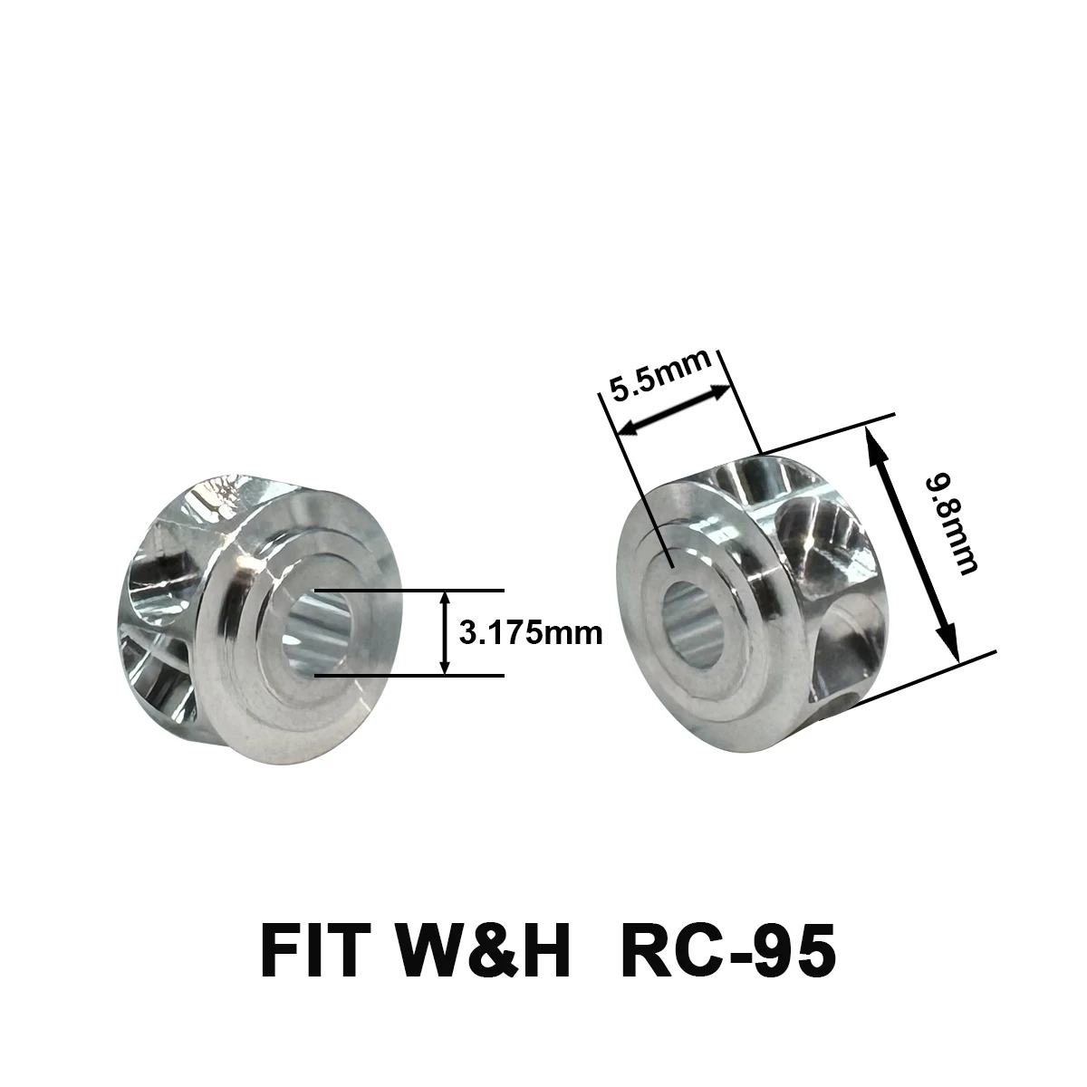 Dental Air Rotor Impeller Dentistry Handpiece Accessories Fit W&H RC-95 High Speed Handpiece Dentist Spare Parts Instrument