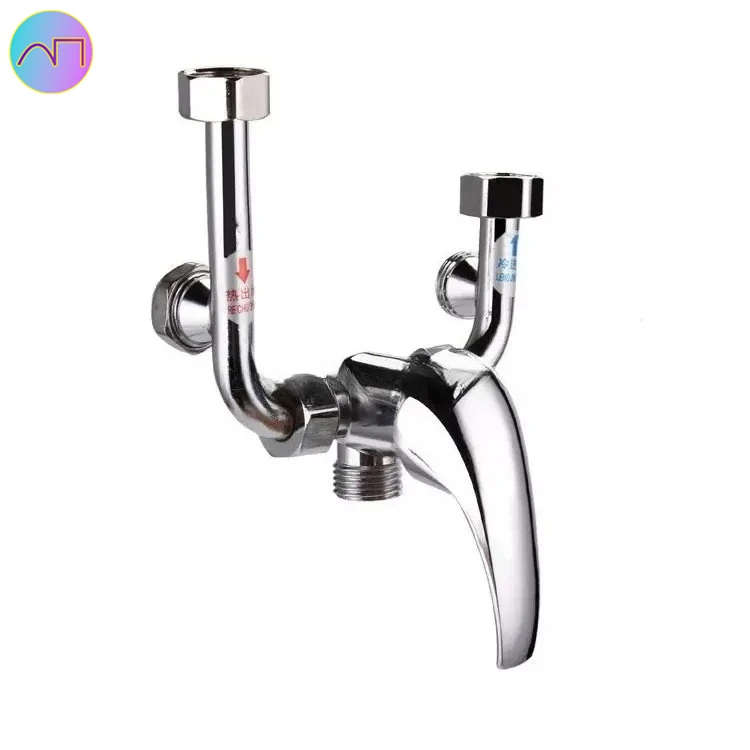 

U-bend Electric Water Heater Mixing Valve Open Installation Hot And Cold Switch Shower Faucet Inlet Pipe Fittings