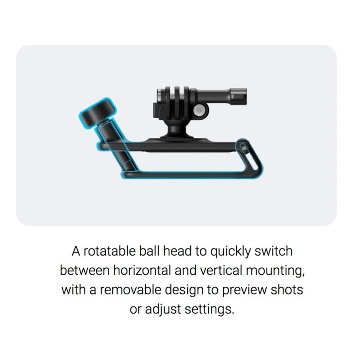 N97R Für Insta360 Ace Pro 2 Rucksack Clip Halter Strap Clamp Mount Wandern 360 ° Rotation für Insta 360X4X3 GO3S Zubehör