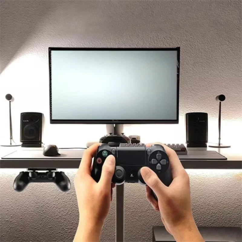 New Hanging Hanger Bracket ABS Replaceable Storage Stand Black Controller Hanger for PS5/PS4 Storage Rack