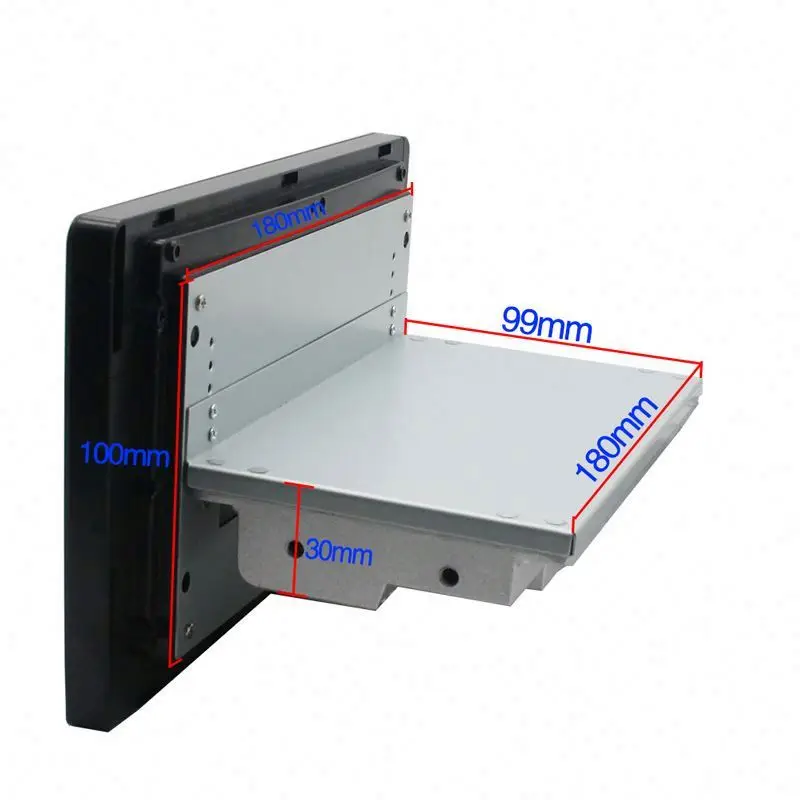 Intelligenter 10,1 Zoll Auto-Monitor, universeller Auto-DVD-Player, Android 1 Din, Autoradio, Fahrzeug-Navigator