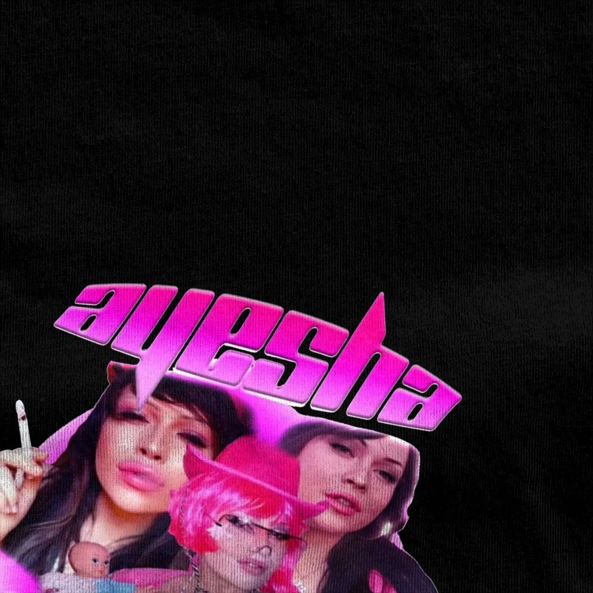 Mężczyźni kobiety Ayesha erotyka raper Bootleg T Shirt rzeczy Vintage odzież z czystej bawełny koszulki z krótkim rękawem koszula Plus Size