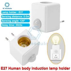 E27 Lamp Holder Adapter Converter Led Human Infrared Sensing Lamp Holder Intelligent Delay Lamp Holder Base