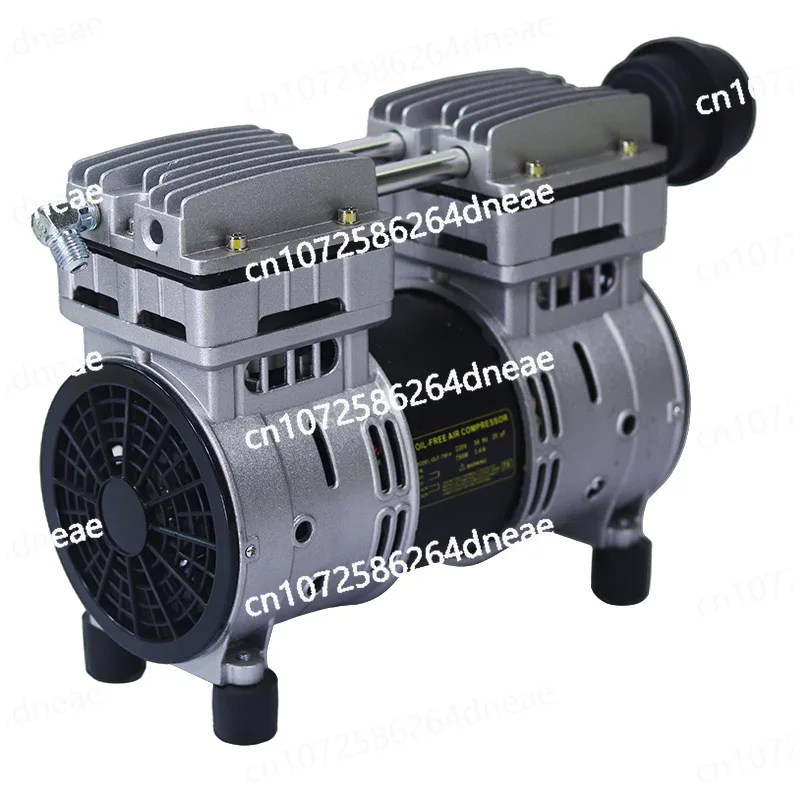 Industrial Motor Head Mini Piston Oil Free Air Compressor Pump JD Silent 1hp 2hp 750w 1500w Paint Sprayer Oilless Dental