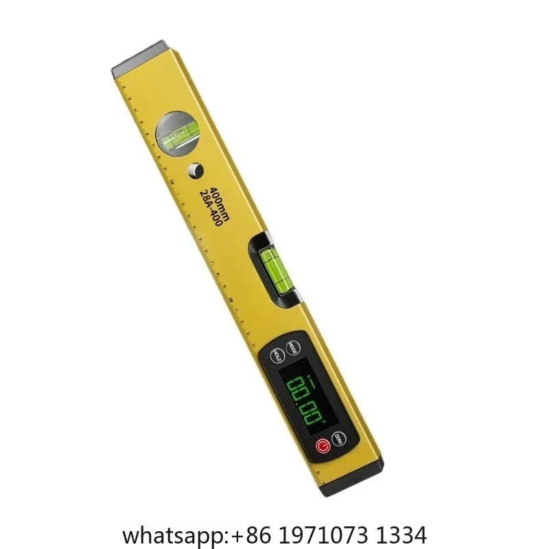 Digital Display High Precision Spirit Level Professional Construction Site Spirit Level Strong Magnet Aluminum  Hand Tools