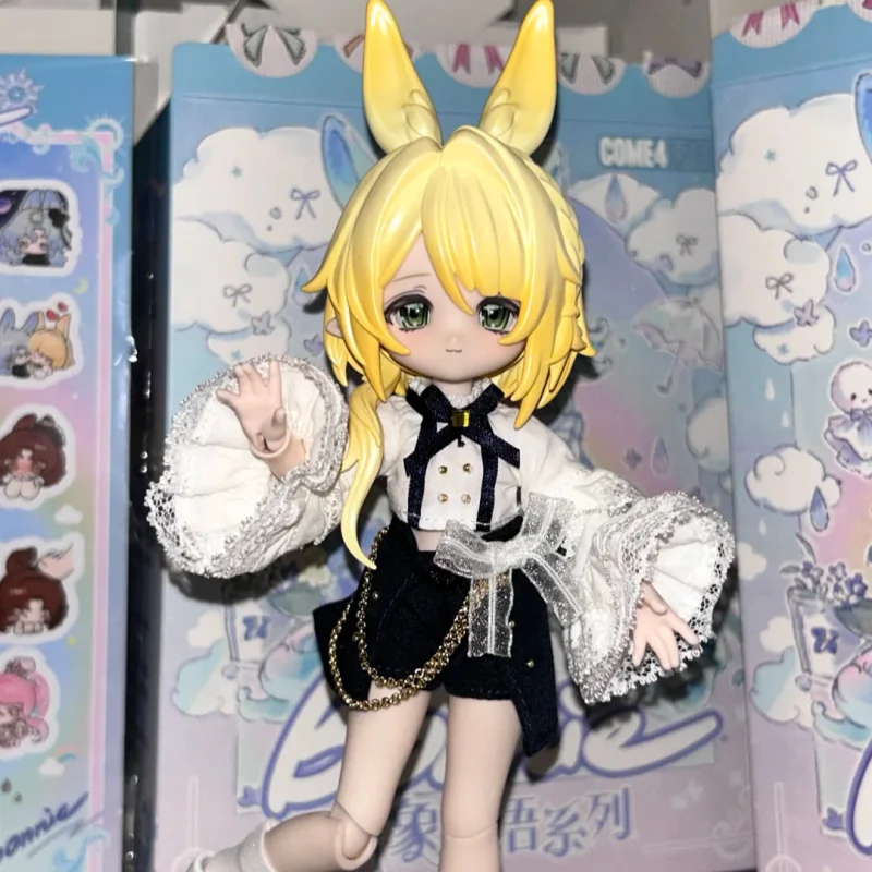 حقيقي 1/12 Bjd صندوق أعمى بوني أرنب الأرصاد الجوية ستار اللغة سلسلة Kawaii Bjd سطح المكتب مفصلية ألعاب شخصيات الحركة