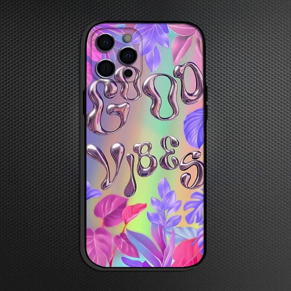 حافظة هاتف على شكل قلب ليزر على طراز INS لهاتف iPhone 16,15,14,13,12,11 Plus, Pro Max, أخرى غطاء أسود ناعم