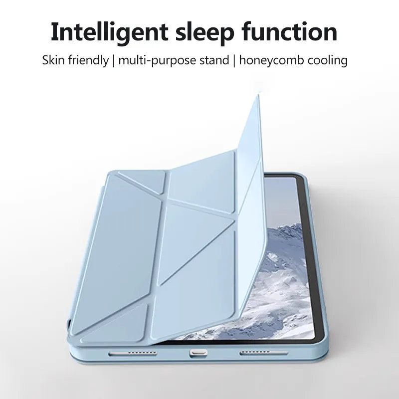 Smart Cover en cuir souple et silicone pour Xiaomi, Redmi Pad SE 8.7, 4G, SE 11 pouces, Pad 10.61 Xiaomi Pad 5, 6 Pro 11 pouces