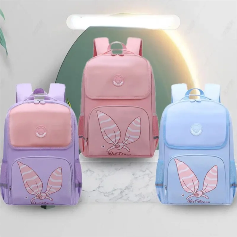 Grade 1-3-6 Children Cute Bow-knot Fashion Large Capacity Schoolbags New Girl Princess sweet Comfortable Trendy Backpacks Hot