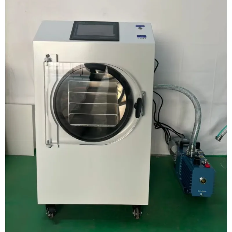 Thuisgebruik Kleine Lyofilisator Melkpoeder Snoep Vriesdroogmachine Gedehydrateerde Groenten Fruit 4Kg 6Kg Vriesdroger te koop