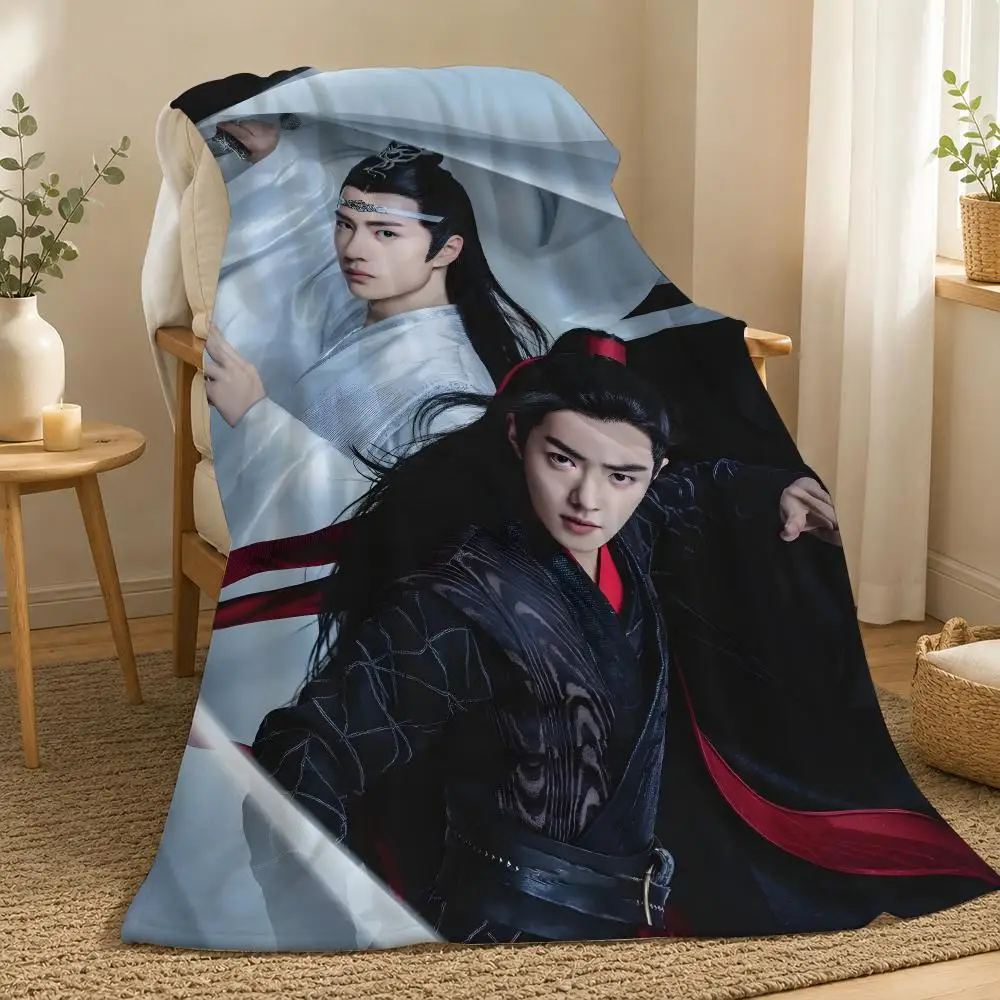 The Untamed wangyibo xiaozhan Throw 240g flannel blanket, suitable for sofas, beds, offices,  exquisite gift blankets