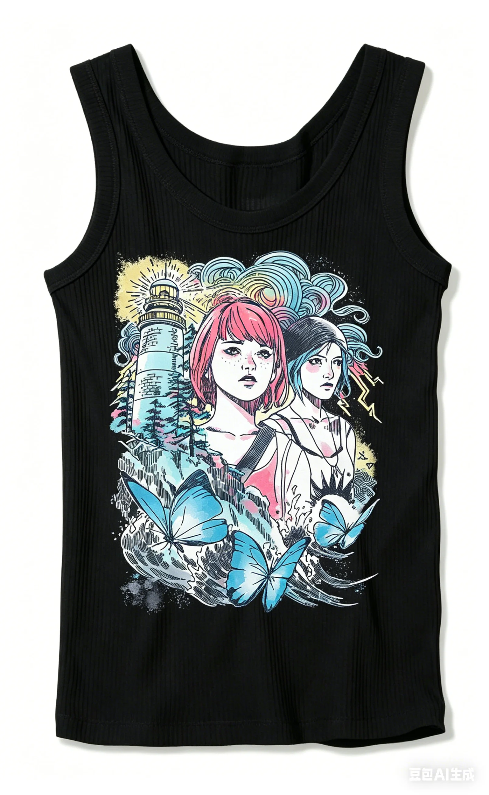 Life is Strange New Model Ribbed Tank Streetwear Anime Lover personality Clothes Year round clothing Unisex Couples high quality