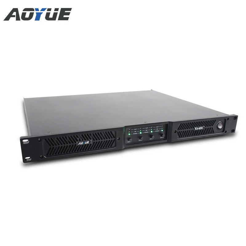 K4-600 Amplificatore Professionale 4 Canali Classe D 600 Watt Amplificatore di Potenza Audio