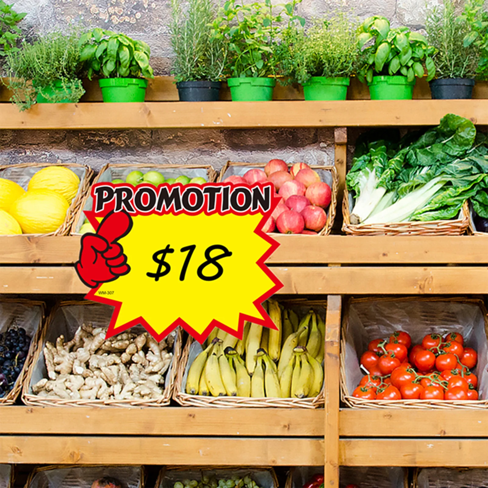 50 stücke Rohstoff Preis schild Promotion Werbung Aufkleber Explosion Aufkleber Zeichen Preis schild für Super maket Store