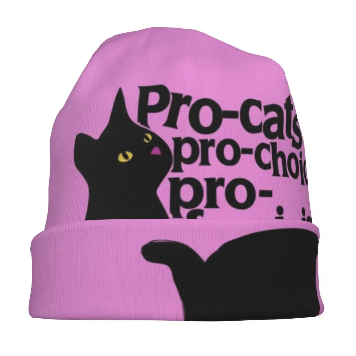 Pro-cats Pro-choice Pro-feminism Abortion Rights Skullies Beanies Hats Summer Men Women Outdoor Cap Dual-use Bonnet Knit Hat