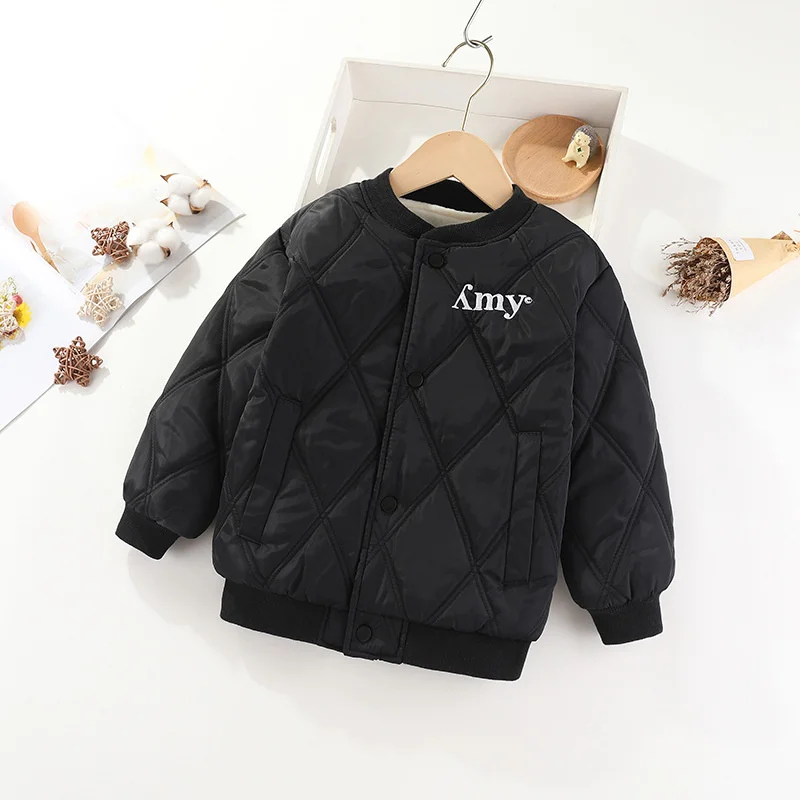 

Boys Coat Overcoat Jacket Windbreak Outerwear 2024 Light Winter Autumn Cotton Sport Teenagers Christmas Gift Children's Clothing