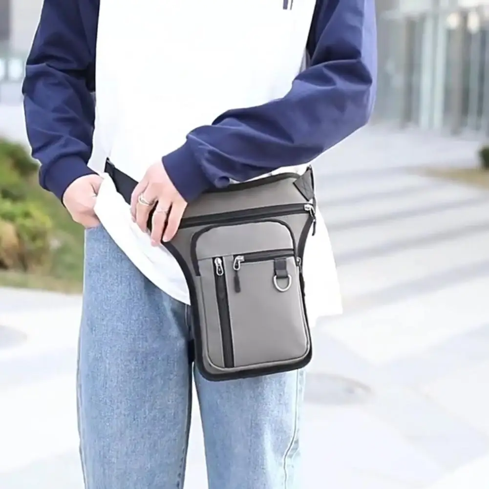 Tactical Travel Bag Waterproof Motorcycle Waist Leg Bag Men Hip Bum Pack Leg Side Bag Ride Bags Outdoor Casual Fanny Pack