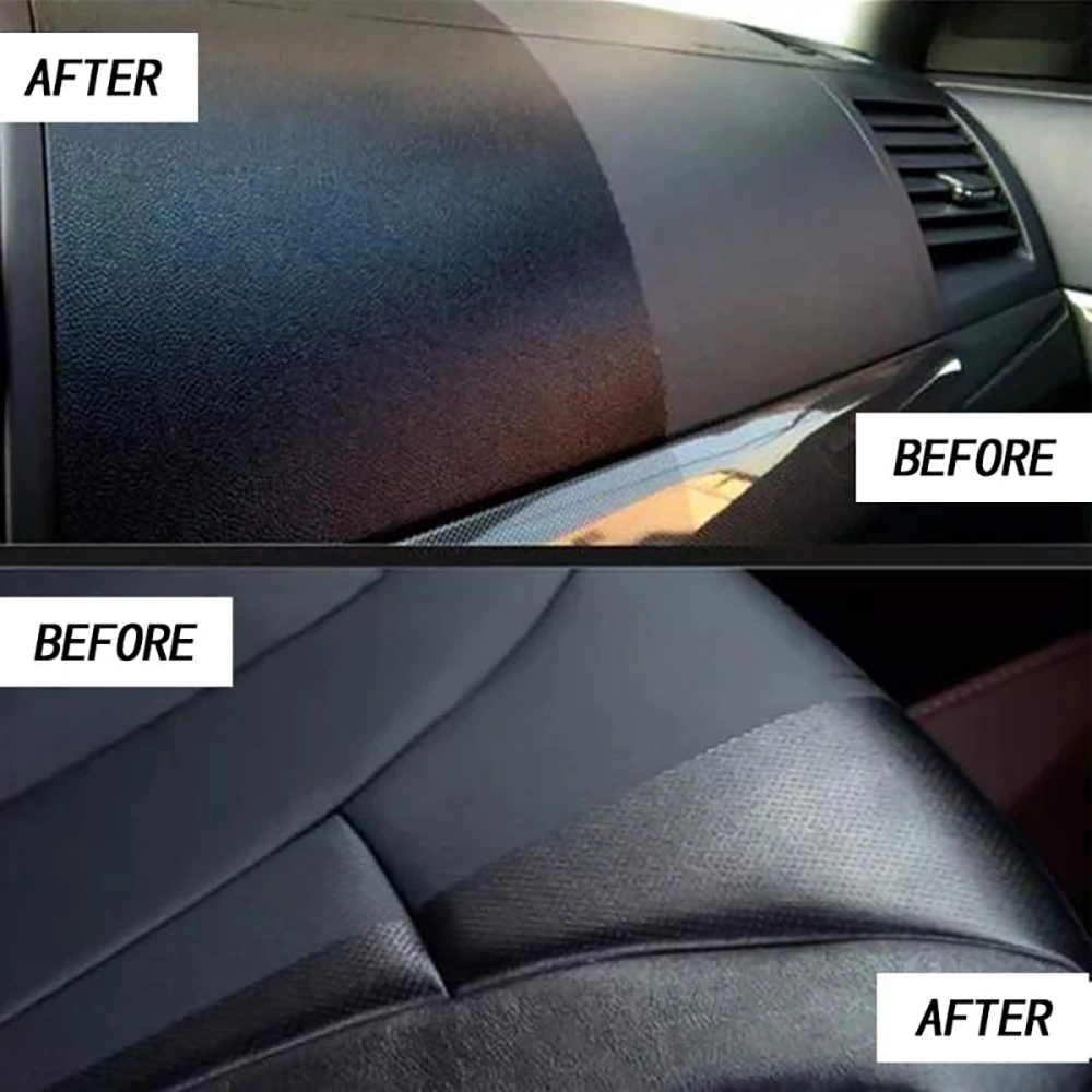 JB 3 Interior Conditioner Plastic Restore Super Shine Gloss Liquid leather Cleaner Non-greasy Quick Coating Spray Car Accessory