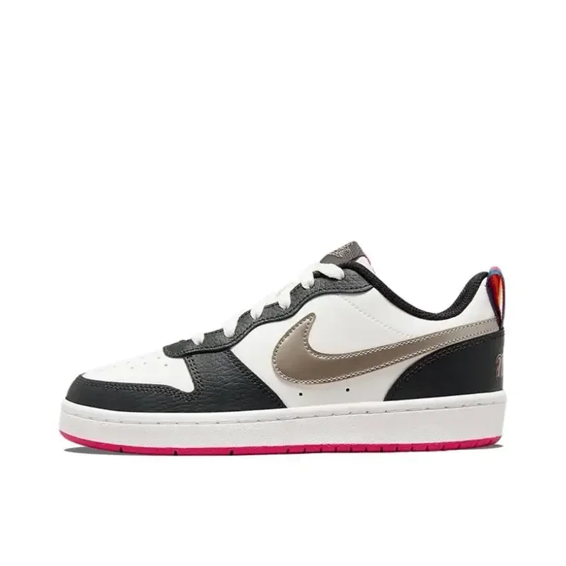 

Nike Court Borough 2 Men's and Women's Popular Comfortable Casual Retro Non-slip Wear Resistant Board Shoes White Black Brown